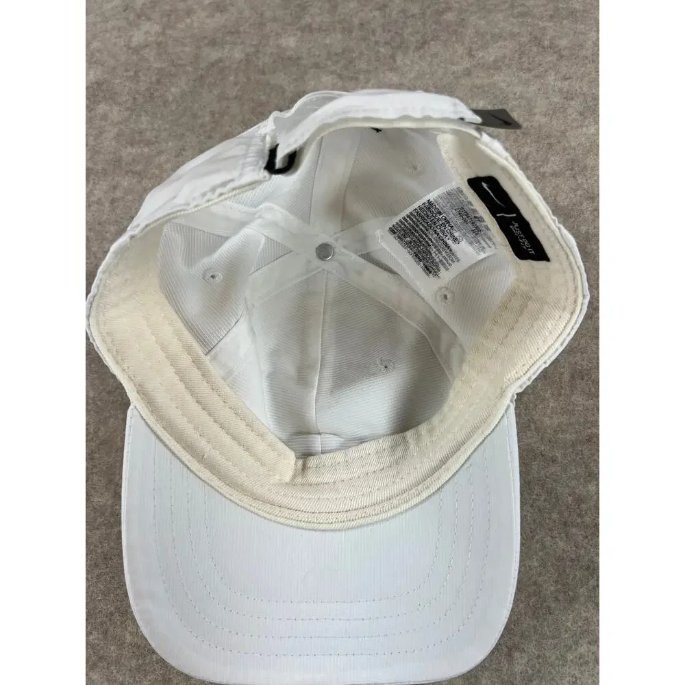 Nike White Baseball Cap Hat Boys Size 4-7 - Picture 4 of 6